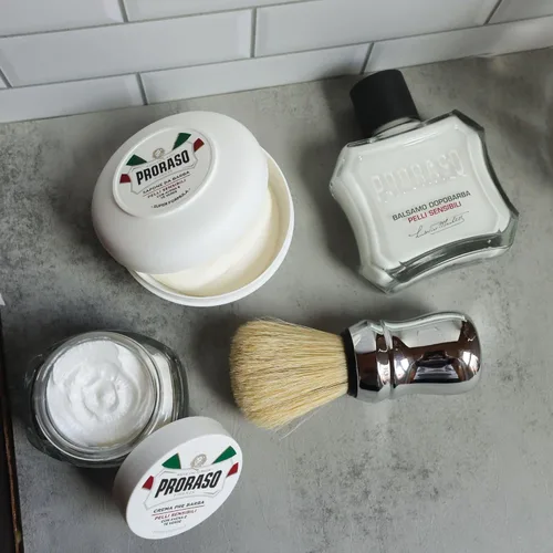 Miniatura 7 de Proraso - Bálsamo para después del afeitado para hombres, hidratante para piel sensible con avena y té verde, 3.4 onzas líquidas (paquete de 1)