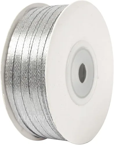 Miniatura 148 de Cinta blanca de 1/8 pulgadas x 100 yardas, cintas de tela de satén blanco para envolver regalos, manualidades, álbumes de recortes, ramos florales