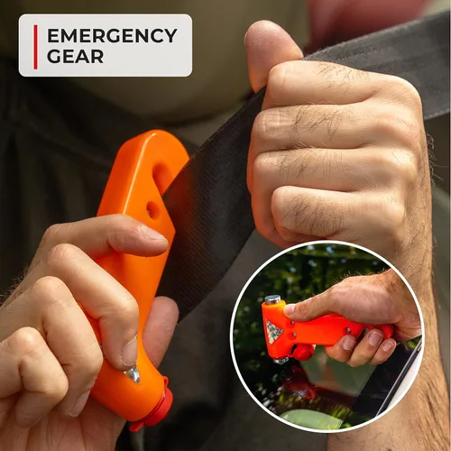 Miniatura 6 de Thrive Kits de emergencia para vehículos – Kit de emergencia para coche de carretera (104 piezas) – Kits de coche para emergencia – Kit de coche