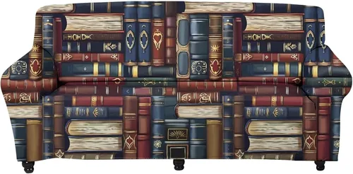 Miniatura 25 de Forchrinse Funda de sofá con estampado navajo africano para sofá de 1 cojín, funda elástica para sofá, protector de muebles para casa rural, hogar