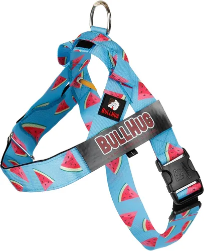 Miniatura 11 de BULLHUG Arnés ajustable para perro, sin tirones, sin estrangulamiento, para bulldogs ingleses, bulldogs franceses, pugs y razas de pecho ancho