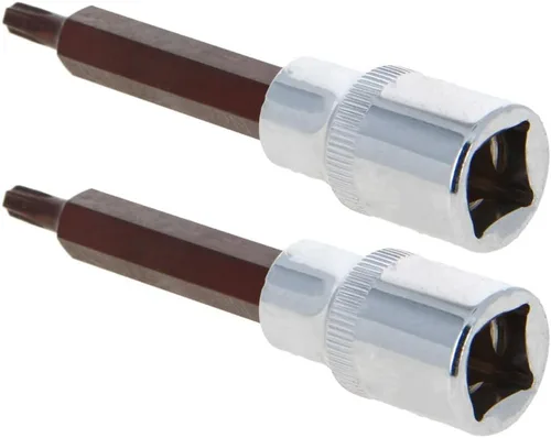 Miniatura 67 de Utoolmart 1/2-Inch Drive x T50 Torx Bit Socket S2 Acero 55mm/2.17" Longitud Auto Reparación Herramienta Listo Impacto 2 Pcs