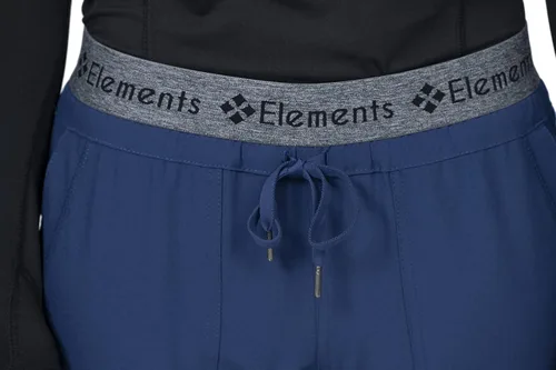 Miniatura 6 de Elements Select ES2936 - Conjunto de 7 bolsillos elástico en 4 direcciones con cuello en V y pantalones quirúrgicos para mujer