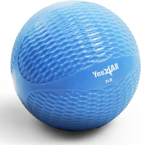 Miniatura 27 de Yes4All - Bolas de tonificación con peso para ejercicio, bolas medicinales suaves para ejercicio, pilates, yoga, equilibrio, flexibilidad, 2-10 C.