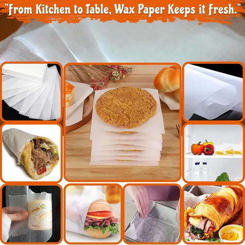 Miniatura 4 de Perfect Stix Gordon choice DeliWaxPaper10-500 Deli - Papel encerado para delicatessen, 10 x 10.75 pulgadas, liso (paquete de 500)
