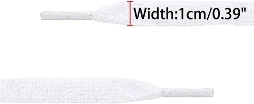 Miniatura 4 de Allegra K Brillantina Brillante Metálico Brillante Brillante Zapatillas Planas Cordones Zapatos Cordones Cuerdas