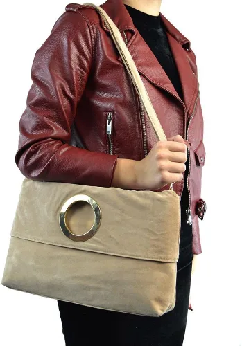 Miniatura 4 de ESSEX GLAM Bolso de mano sintético plegable para mujer