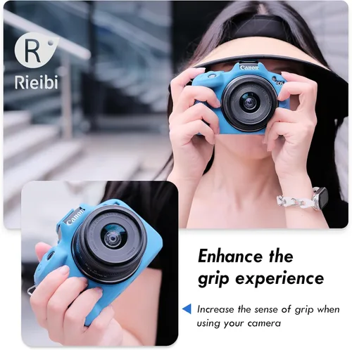 Miniatura 7 de Rieibi EOSR50 EOS R50 Estuche, Estuche Protector de Silicona Suave para Cámara Vlogging Canon EOS R50 EOSR50, Estuche de Cámara EOS R50 Ligero