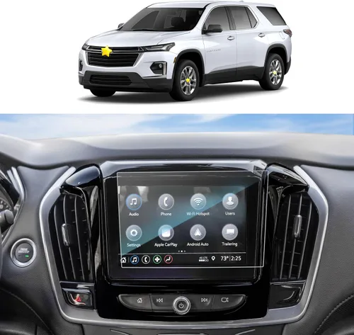 SKTU Protector de pantalla para Chevy Traverse 2023 de 8 pulgadas para Chevy Traverse MyLink 2018-2023, pantalla de navegación de Traverse 2018-2023