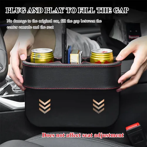 Miniatura 4 de DXNQ Organizador Rellenador de Huecos para Portavasos de Coche, Organizador Multifuncional Rellenador de Huecos de Consola Frontal de Auto