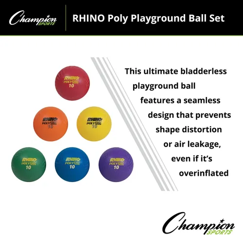 Miniatura 12 de Champion Sports Juego de bolas de juegos de polietileno