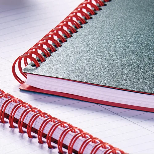 Miniatura 5 de Black n' Red cuaderno, diario de negocios, 11-3/4" x 8-1/4", 70 hojas, rayado, papel Optik, aplicación Scribzee, cubierta de polímero flexible