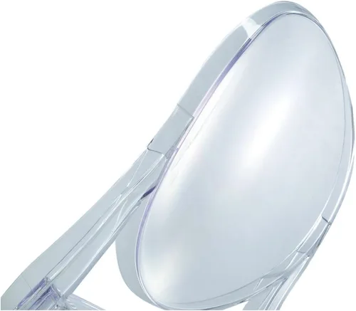 Miniatura 3 de 2xhome - Silla auxiliar estilo Victoria Ghost Silla de acrílico transparente (transparente), individual, juego de 1 Claro