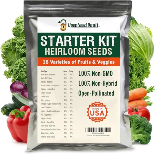 Miniatura 10 de Survival Gear, 15.000 semillas orgánicas Heirloom sin OMG, semillas para plantar verduras y frutas Comida de supervivencia para tu kit
