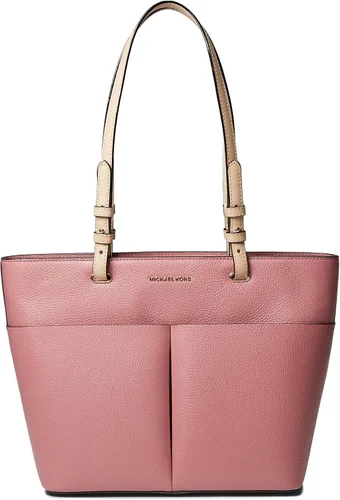 Michael Kors Bedford - Bolso de mano mediano con cremallera, color rosa, talla única, Rosa