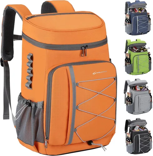 Miniatura 13 de Mochila enfriadora Maelstrom - Bolsa de almuerzo aislada suave a prueba de fugas para 35/50 latas, ideal para acampar, playa, senderismo y compras