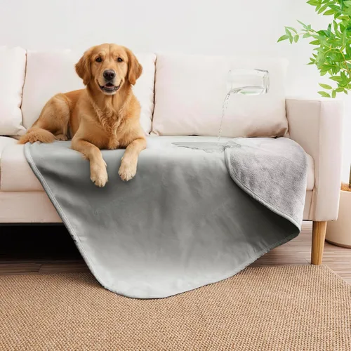Miniatura 23 de Manta impermeable para perros pequeños, a prueba de fugas, manta reversible para sofá, cama, protector de muebles lavable a máquina, 25 x 35