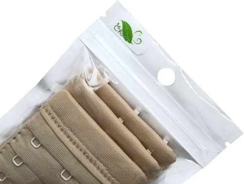 Miniatura 5 de Paquete de 3 extensores de brasier de 3 ganchos suaves y cómodos para mujer, 2.4 x 2.3 pulgadas