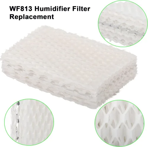 Miniatura 2 de HIFROM Paquete de 10 filtros de mecha para humidificador WF813 compatibles con ReliOn RCM-832 RCM-832N ProCare PCWF813 PCWF-813 Equate EQWF813