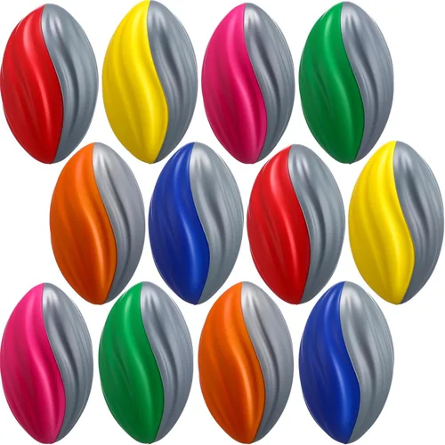 Miniatura 10 de Jerify 12 Mini Balones de Fútbol Americano para Niños de Espuma en Espiral a Granel de 5 Pulgadas Suaves Pequeños Impermeables Pelota de Espuma