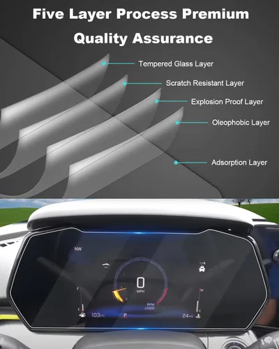 Miniatura 7 de YEE PIN 2024 2025 2026 Chevy Trax 8" Digital Cluster Protector de pantalla para Chevy Trax LT/2RS/ACTIV 8 pulgadas - Digital Cluster Touch Screen