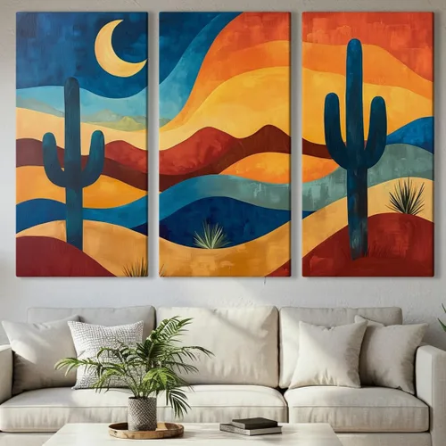 Miniatura 22 de Impresiones en lienzo de Arizona de pequeño a extra grande, paisajes del desierto de Sonora, comedor, dormitorio, baño, sala de estar, arte de pared