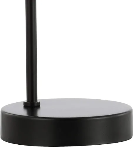 Miniatura 5 de JONATHAN Y Lámpara de mesa con globo de cristal negro de 18.25 pulgadas, lámpara de noche minimalista de mediados de siglo para dormitorio, sala