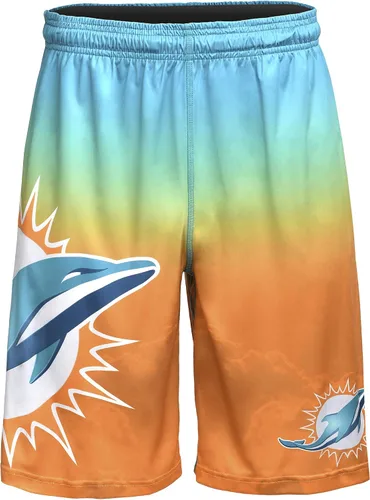 Miniatura 10 de FOCO Mens NFL Football Team Logo Gradient Big Logo Training Shorts Color del