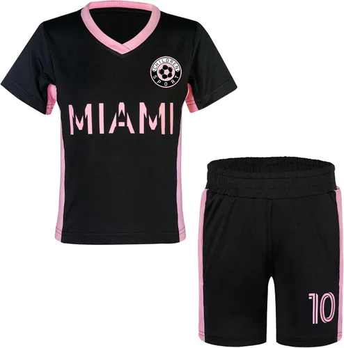 Miniatura 65 de Cnins Camisetas de entrenamiento de fútbol para niños de 2 a 14 años, trajes de práctica para niños y niñas con colores del equipo nacional