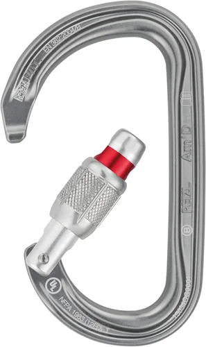 Miniatura 2 de Petzl Am'D Asymmetrical Aluminum Carabiner - D-Shape Connector (27 kN)