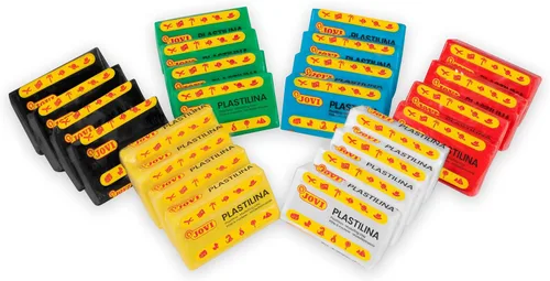 Miniatura 5 de Jovi - Pack de Plastilina, Arcilla de Modelado Reutilizable y Sin Secar, 24 Barras de Plastilina de 1.75oz, 100% a Base de Vegetales, Surtido de 6 6