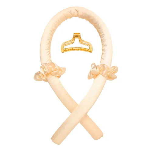 Miniatura 7 de BATOUDE Diadema de Rulos sin Calor, Cinta de Seda sin Calor, Rulos para el Cabello con Clip de Garra, Ondas Suaves Naturales Perezosas, Herramienta