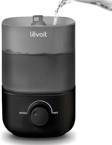 LEVOIT Humidificador ultrasónico de niebla fría con llenado superior Classic 160, súper fácil de llenar y limpiar, funcionamiento silencioso para