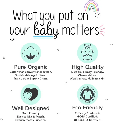 Miniatura 2 de Lamaze Organic Baby Pantalón deportivo sin cierre para bebés y niños paquete de 2 pantalones