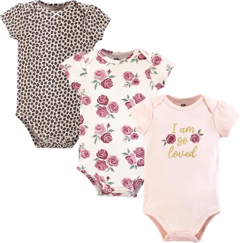 Miniatura 510 de Hudson Baby baby-girls Cotton Bodysuits 3-pack