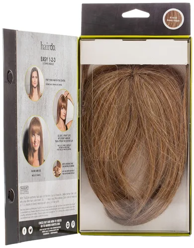 Miniatura 2 de Hairdo Clip moderno con flecos, R14 25 Honey Ginger