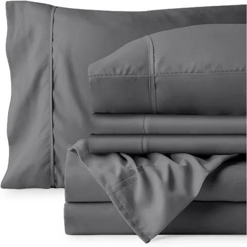 Miniatura 7 de Bare Home Hotel Luxury - Juego de sábanas de tamaño California King, extra suave, 6 piezas, bolsillos profundos, ajuste fácil, refrescante y 03
