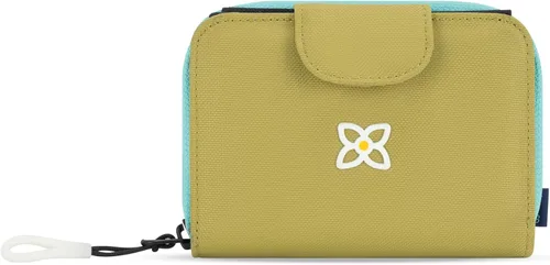 Sherpani Barcelona, pequeña cartera de nailon plegable con bolsillo con cremallera para mujer, bolsa de viaje, protección RFID
