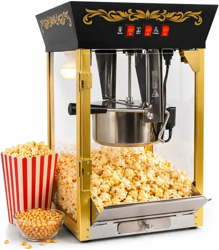 Máquina de palomitas de maíz para encimera de 12 onzas, máquina de palomitas de maíz profesional retro, máquina de palomitas de maíz estilo cine con