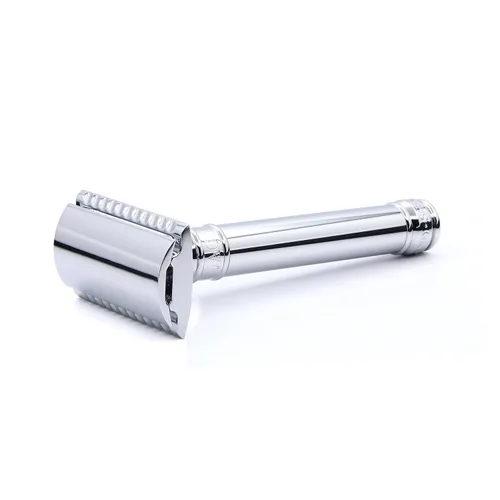 Miniatura 2 de Máquina de afeitar de doble filo., Mango regular, normal, Cromado Cromo