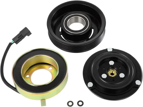 Miniatura 35 de cciyu Embrague del compresor del aire acondicionado para Ford Focus 2.0L 2000-2002 Asamblea de compresores de reparación de automóviles 57162 58162