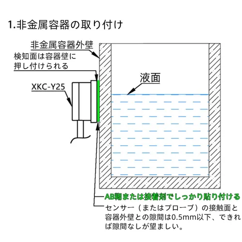 Miniatura 5 de XKC-Y25-NPN Interruptor de sensor de nivel de líquido sin contacto Sensor de nivel de agua Interruptor de inducción Salida de señal DC 5-24V