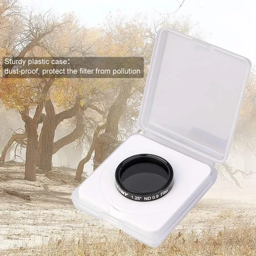 Miniatura 5 de SVBONY SV139 Filtro de telescopio Filtro de luna de 1.25 pulgadas 12.5 por ciento de transmisión de telescopio Filtro de telescopio ND8 Filtro