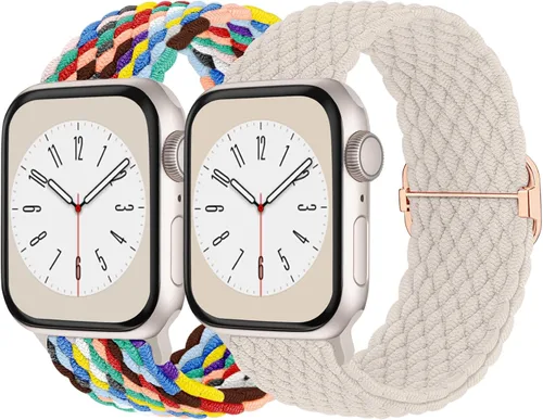 Miniatura 11 de Solo Loop trenzada compatible con Apple Watch Band de 1.496 pulgadas, 1.575 pulgadas, 1.614 pulgadas, 1.654 pulgadas, 1.732 pulgadas, 1.772