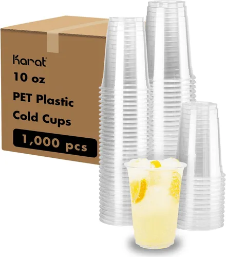 Miniatura 12 de Karat [3 oz - 2,500 ct] Vasos de plástico pequeños, vasos de enjuague bucal desechables para baño Transparente