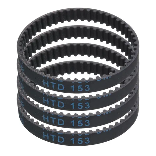 Miniatura 105 de uxcell 4pcs HTD-3M correa dentada de goma 60 dientes, 7.087 in de longitud de paso x 0.236 in de ancho x 0.094 in de altura, correa de distribución