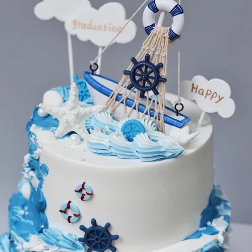 Miniatura 2 de Moldes de silicona para veleros, timón con temática pirata, molde de fondant, cuerda, cadena, molde para decoración de tartas, dulces, azúcar