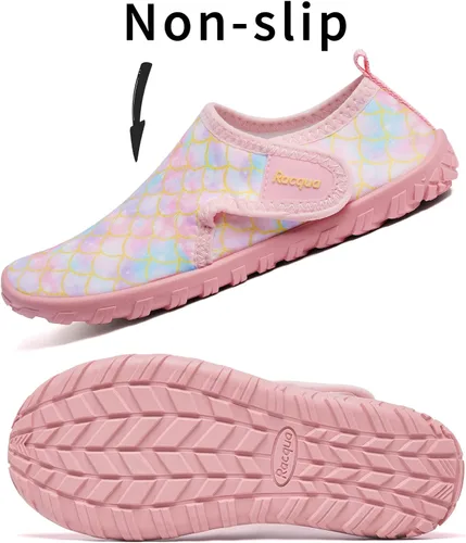 Miniatura 26 de Racqua Zapatos de agua, de secado rápido, ligeros, deportivos, acuáticos, para niños pequeños y grandes