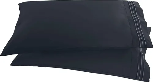 Miniatura 33 de Elegant Comfort ® Diseño de Cadena de 1500 Hilos, Calidad Egipcia de Lujo, Sedoso, Suave, Resistente a Arrugas y Decoloración, 2 Fundas de Almohada
