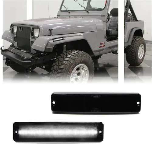Miniatura 11 de Luces LED secuenciales de marcador lateral para guardabarros delanteros para J-e-e-p Wrangler JK 2007-2019, lámparas de marcador de parachoques
